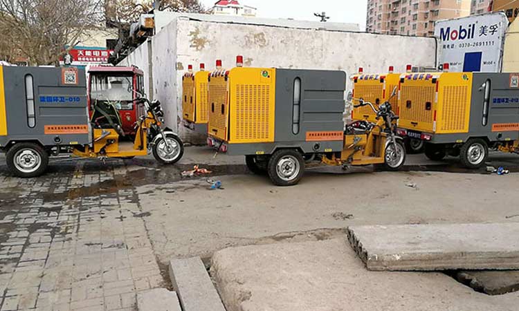 5臺高壓清洗車進(jìn)駐商丘梁園環(huán)衛(wèi)