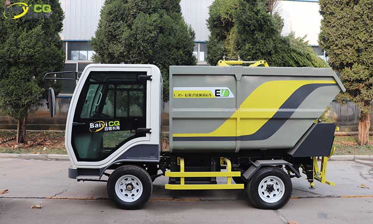 掛桶式垃圾清運(yùn)車(chē)小區(qū)，景區(qū)，鄉(xiāng)鎮(zhèn)垃圾桶清潔清理方便快捷