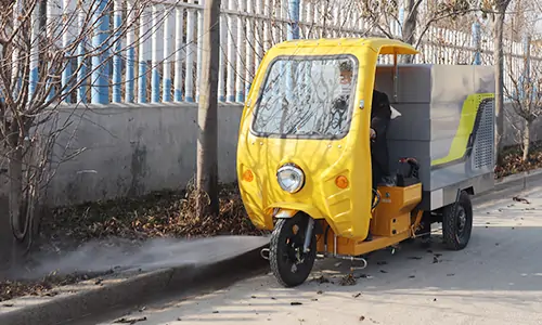 純電動(dòng)高壓清洗車噪音小清潔更高效