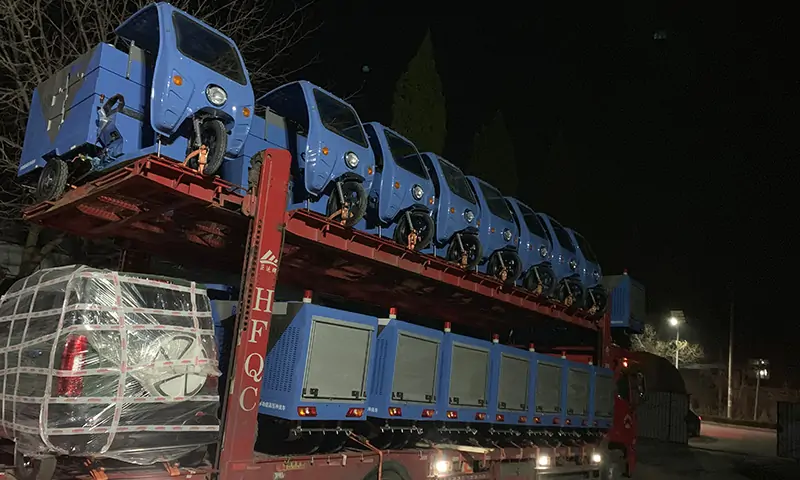 小型高壓清洗車發(fā)貨實(shí)拍！助力北京環(huán)衛(wèi)，共建美好生活環(huán)境！