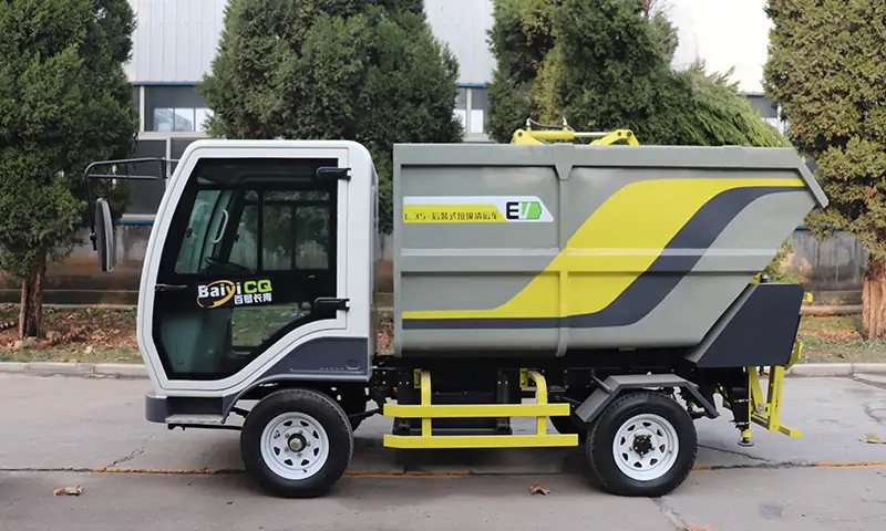 純電動(dòng)，低噪音，零排放！3.5立方后裝式垃圾清運(yùn)車(chē)物業(yè)小區(qū)垃圾轉(zhuǎn)運(yùn)難題解決者！