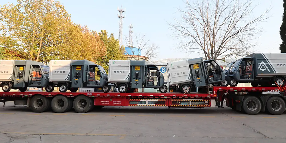 垃圾車 自卸式垃圾車 環(huán)衛(wèi)車?yán)?電動垃圾車 掛桶垃圾車