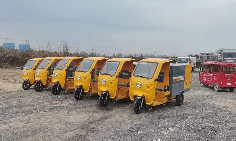 助力城市美好環(huán)境建設的新力量——三輪高壓清洗車