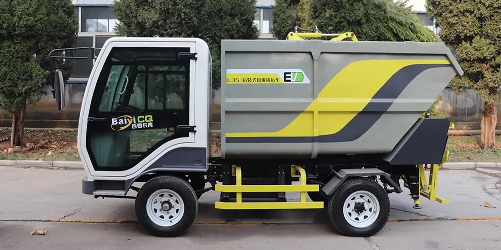 掛桶式垃圾車(chē) 后裝式垃圾清運(yùn)車(chē) 生活垃圾車(chē) 保潔垃圾車(chē) 運(yùn)輸垃圾車(chē)