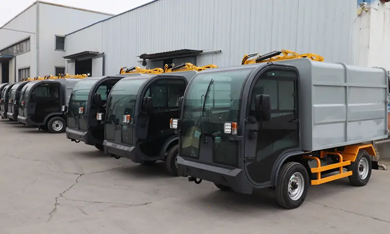 新能源垃圾清運(yùn)車(chē)：物業(yè)景區(qū)垃圾桶垃圾轉(zhuǎn)運(yùn)專業(yè)設(shè)備