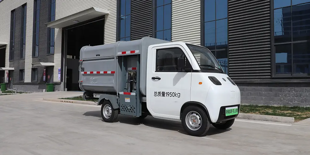 新能源側(cè)裝垃圾車，垃圾運(yùn)輸車，垃圾車，側(cè)裝式垃圾車