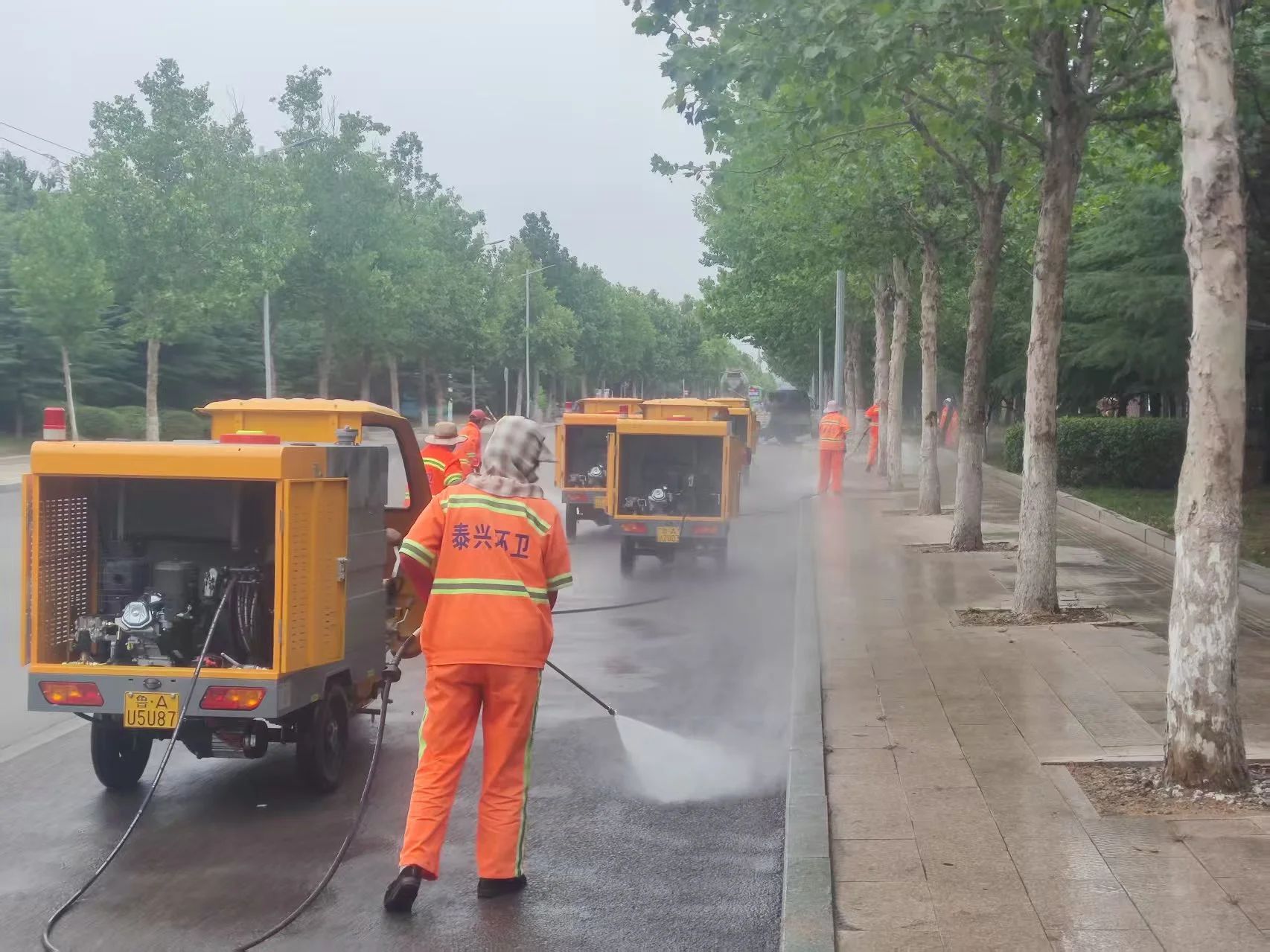 三輪高壓清洗車，多功能高壓清洗車，純電動高壓清洗車