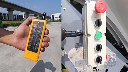 新能源自裝卸式垃圾車BY-LH4500操作環(huán)境