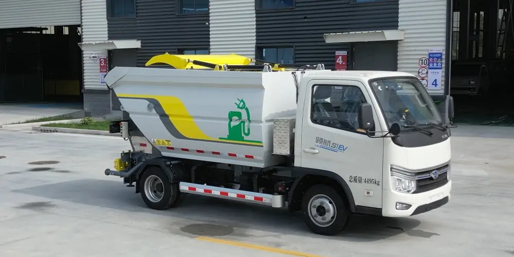新能源后裝式垃圾車，純電動垃圾車，電動垃圾車，小型垃圾車